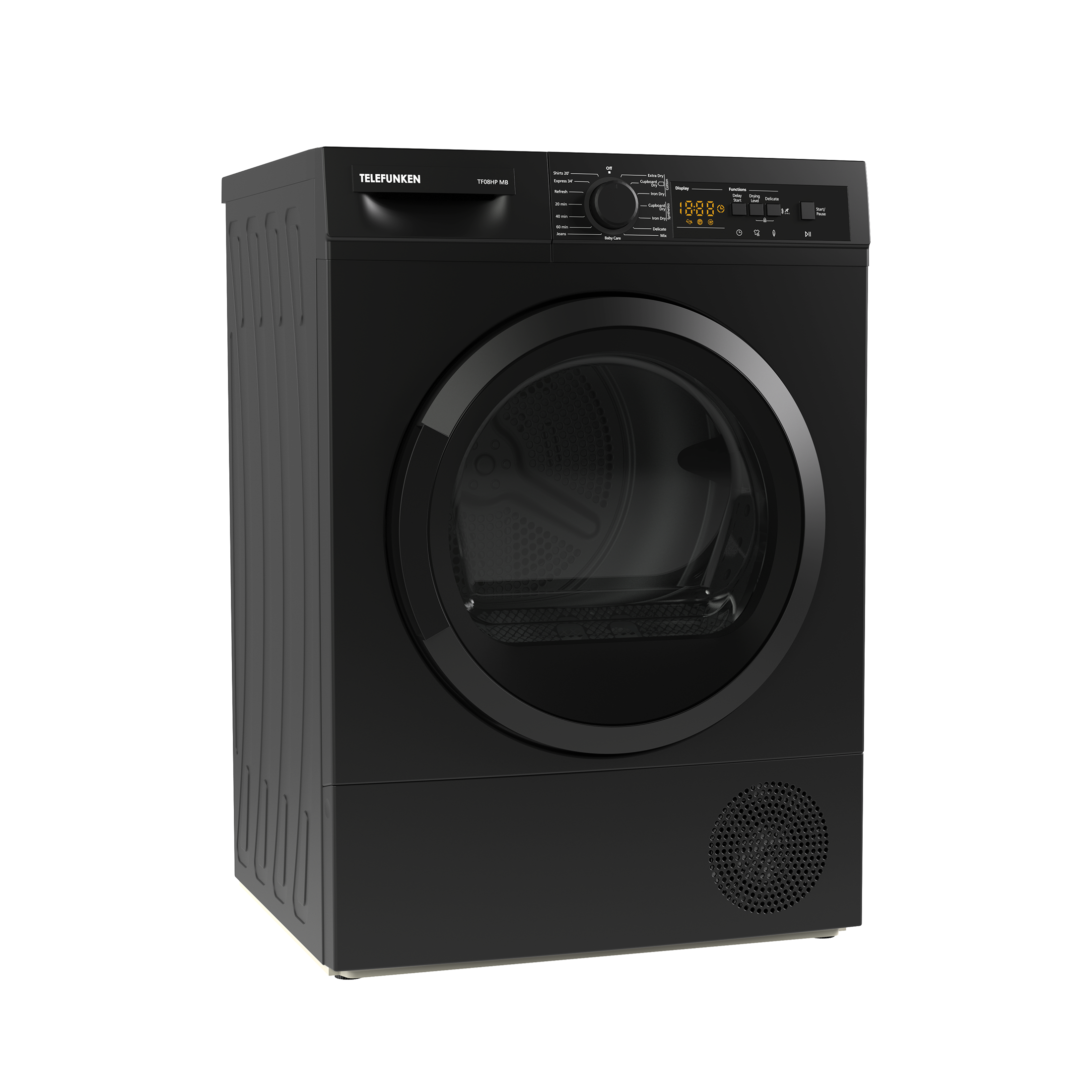 Sušilica za veš sa toplotnom pumpom kondenzacijska 8kg TF08HP Matt Black - Image 2