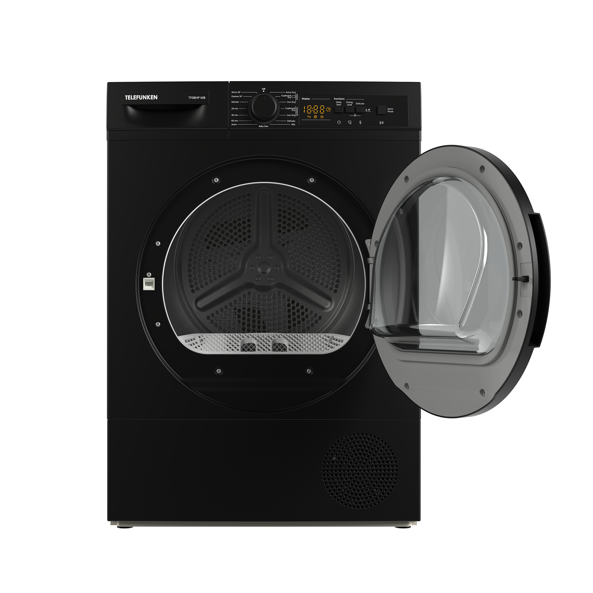 Sušilica za veš sa toplotnom pumpom kondenzacijska 8kg TF08HP Matt Black - Image 3